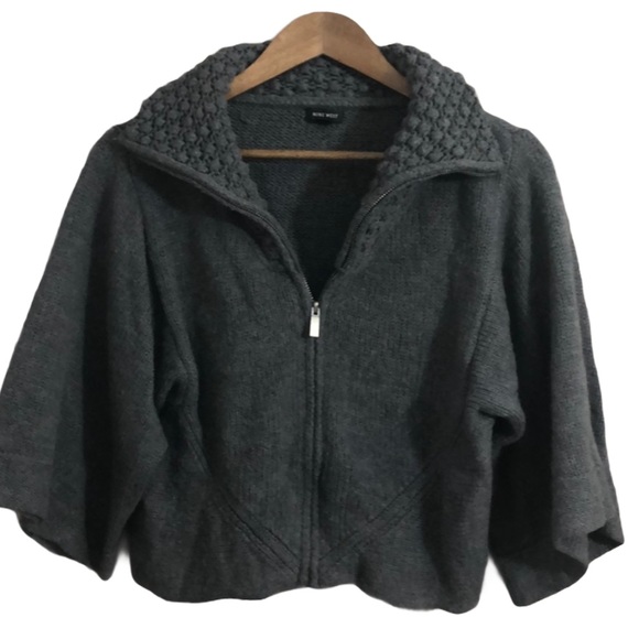 Nine West Sweaters - Nine West Cropped Full Zip Sweater